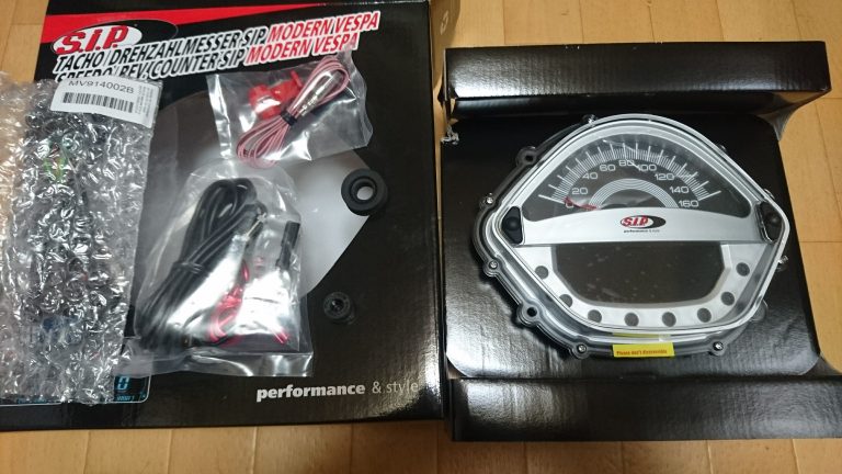 Rev Counter/Speedometer SIPにメーターを替えてみた