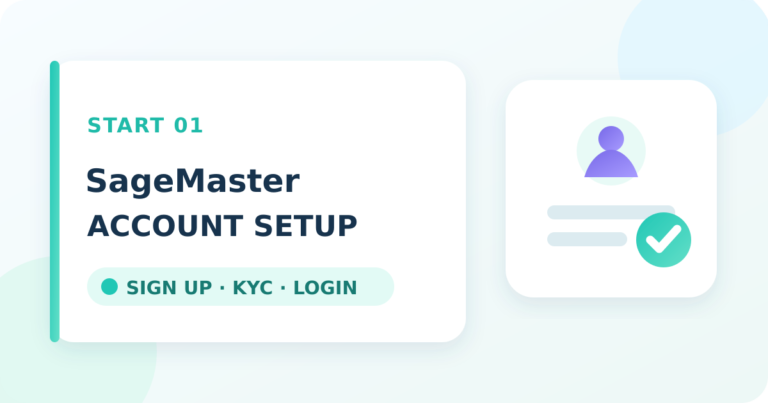 SageMasterの登録・本人確認・初回ログイン手順